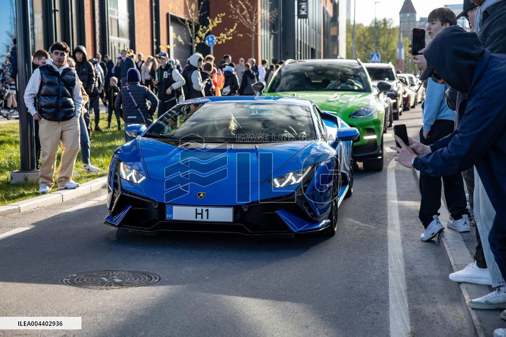 Supercar gathering