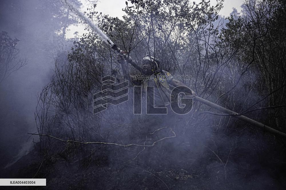 Fire in Bayirbucak - Syria