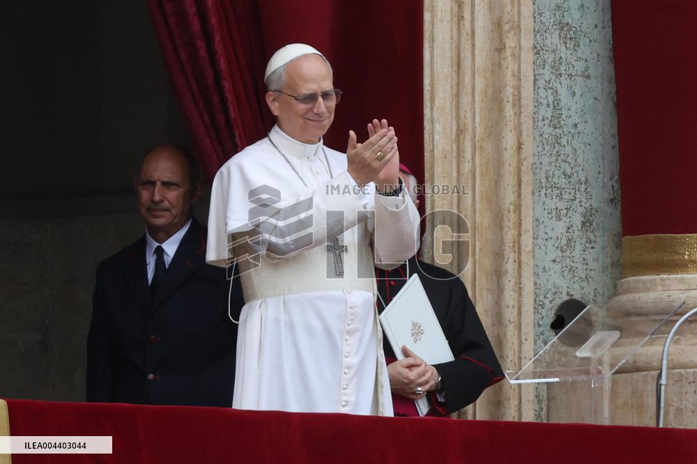 Pope Leo XIV Leads His First Regina Caeli Prayer - Vatican