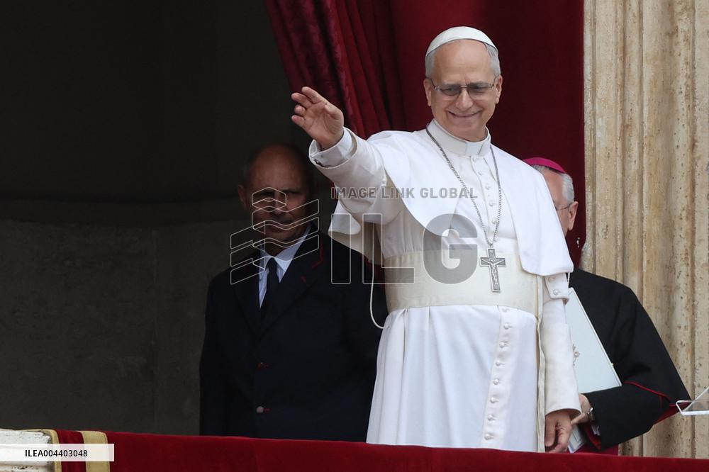 Pope Leo XIV Leads His First Regina Caeli Prayer - Vatican
