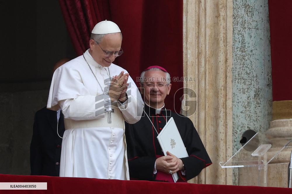 Pope Leo XIV Leads His First Regina Caeli Prayer - Vatican