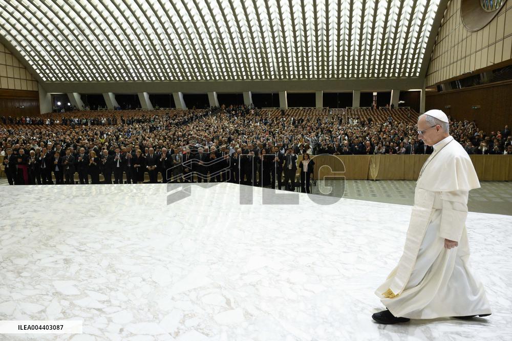 Pope Leo XIV Audience With Representatives Of The Media - Vatican