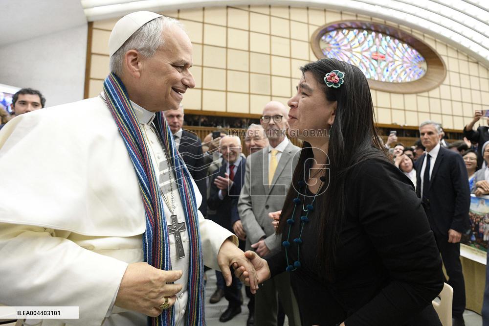 Pope Leo XIV Audience With Representatives Of The Media - Vatican