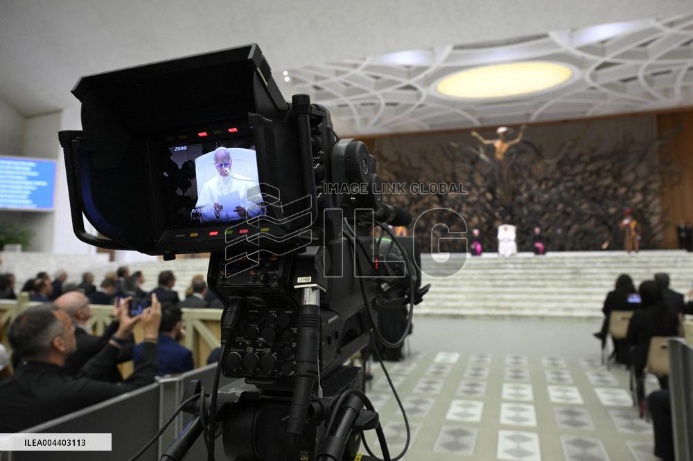 Pope Leo XIV Audience With Representatives Of The Media - Vatican
