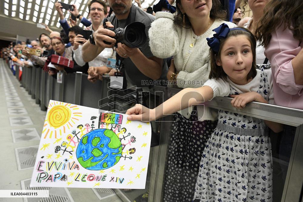 Pope Leo XIV Audience With Representatives Of The Media - Vatican