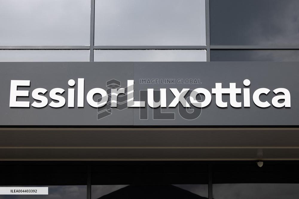 President Macron Visits EssilorLuxottica Laboratory - Wissous