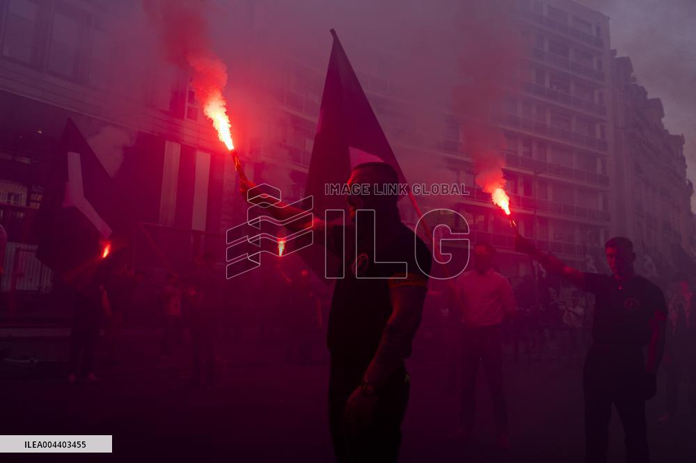 Neo-Fascist Demonstration - Paris