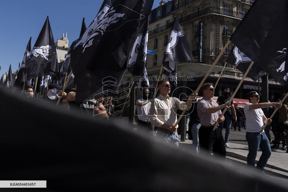 Neo-Fascist Demonstration - Paris