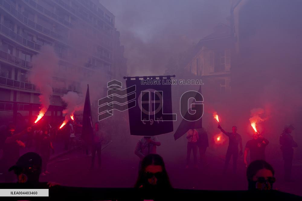 Neo-Fascist Demonstration - Paris