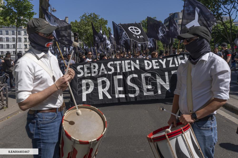 Neo-Fascist Demonstration - Paris