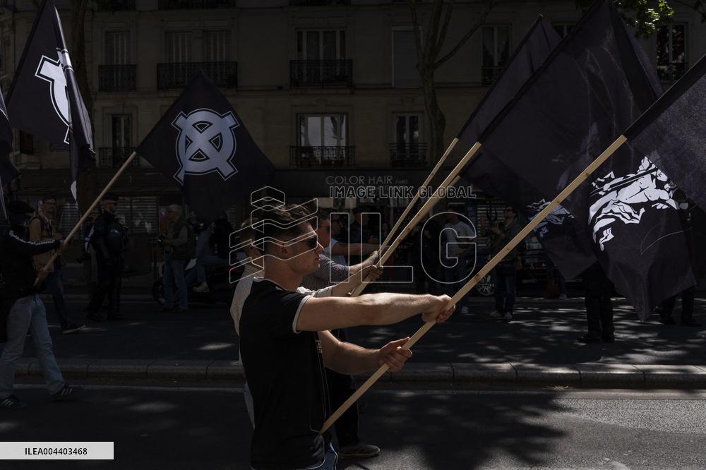 Neo-Fascist Demonstration - Paris