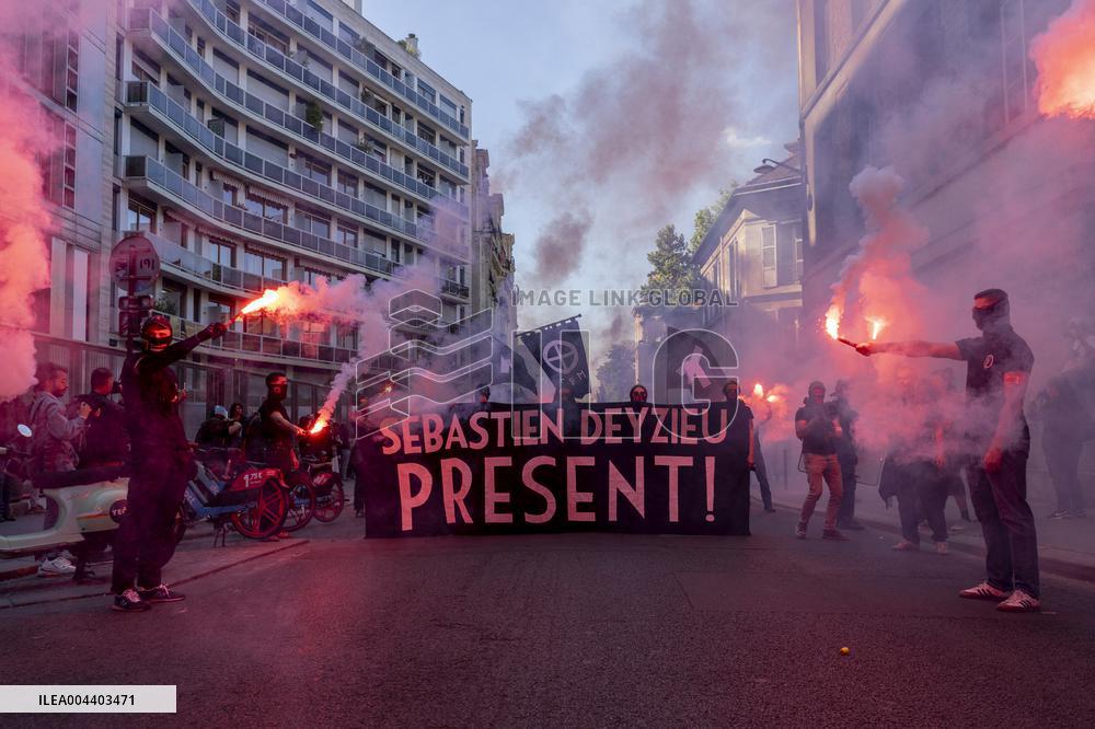 Neo-Fascist Demonstration - Paris