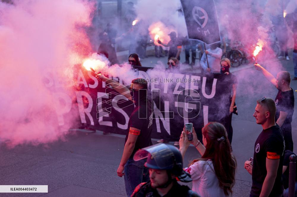 Neo-Fascist Demonstration - Paris