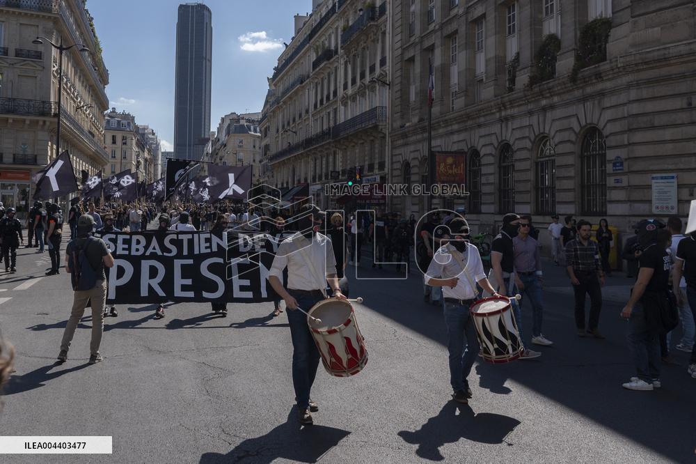 Neo-Fascist Demonstration - Paris