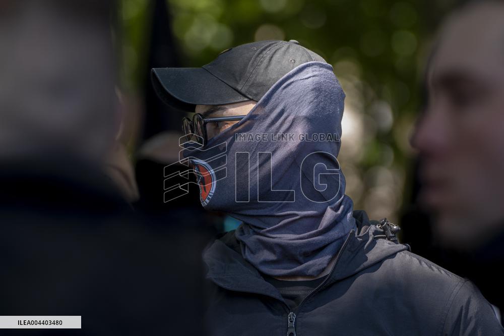 Neo-Fascist Demonstration - Paris