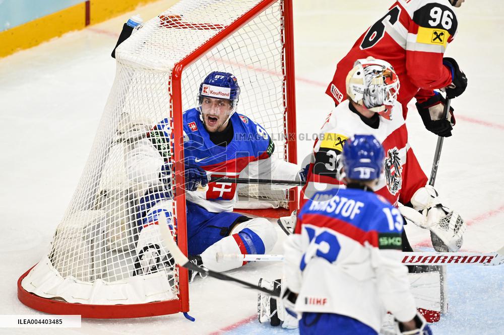 ICE HOCKEY WC AUSTRIA-SLOVAKIA