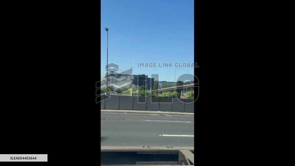 UK: Fire Erupts Near Brent Cross Shopping Mall in London