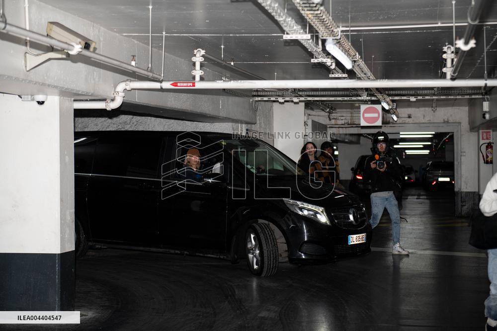 Convoy Carrying Kim Kardashian Arrives At The Ritz - Paris