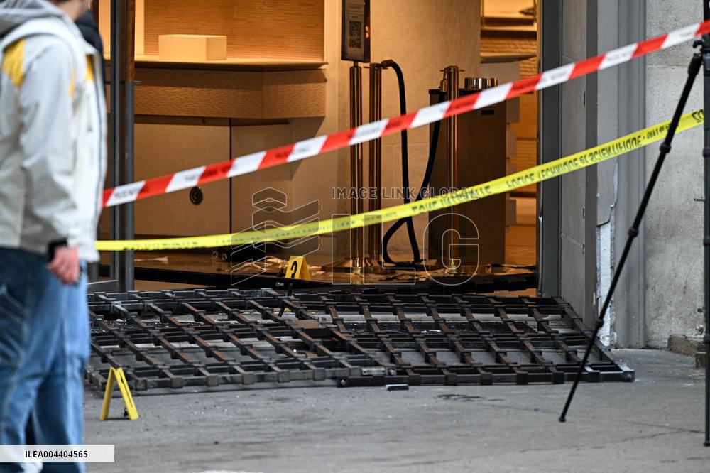Louis Vuitton Store in Paris Hit by Ram-Raid Burglary