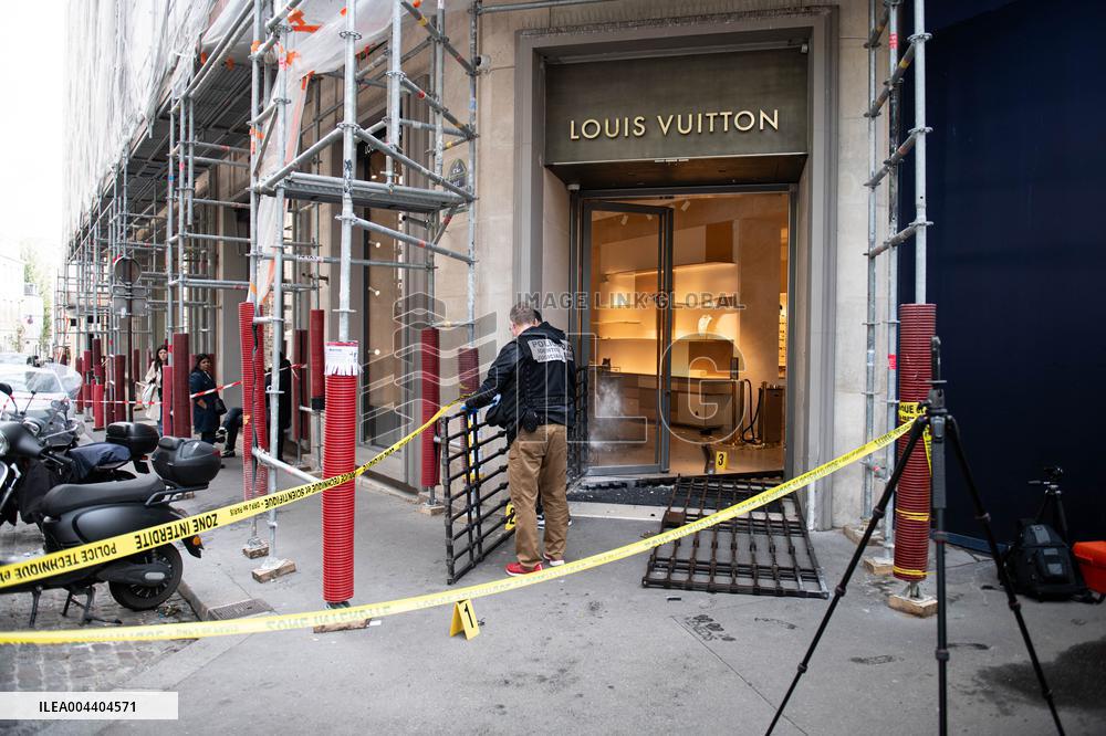 Louis Vuitton Store in Paris Hit by Ram-Raid Burglary