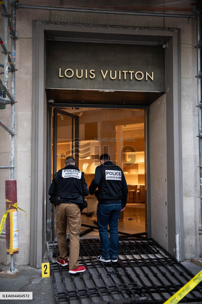 Louis Vuitton Store in Paris Hit by Ram-Raid Burglary
