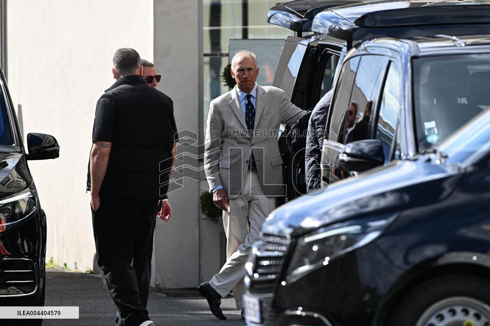 Atmosphere Upon The Arrival Of Kim Kardashian At Le Bourget