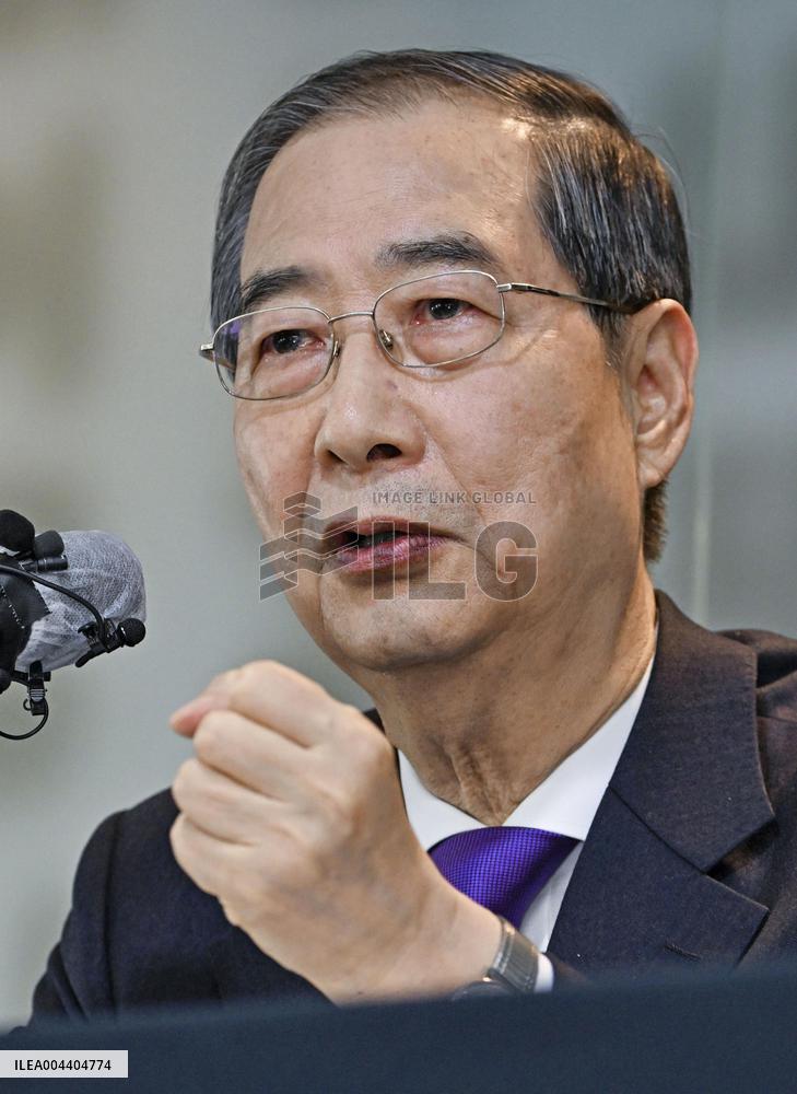 South Korea's former Prime Minister Han