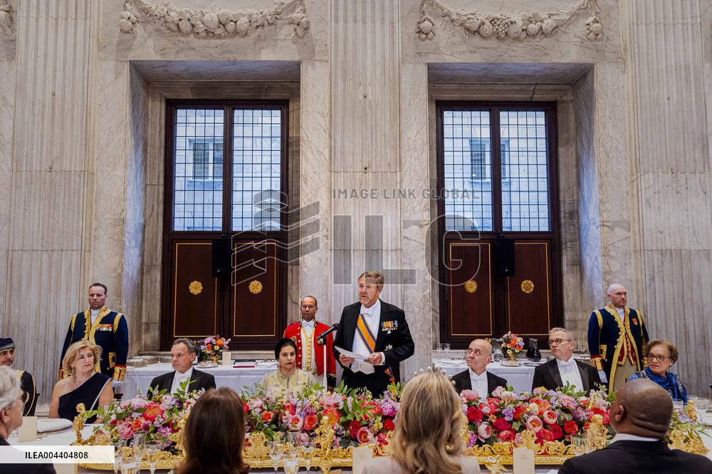 Royal Dinner for Diplomatic Corps in Amsterdam