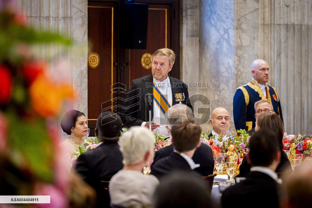 Royal Dinner for Diplomatic Corps in Amsterdam