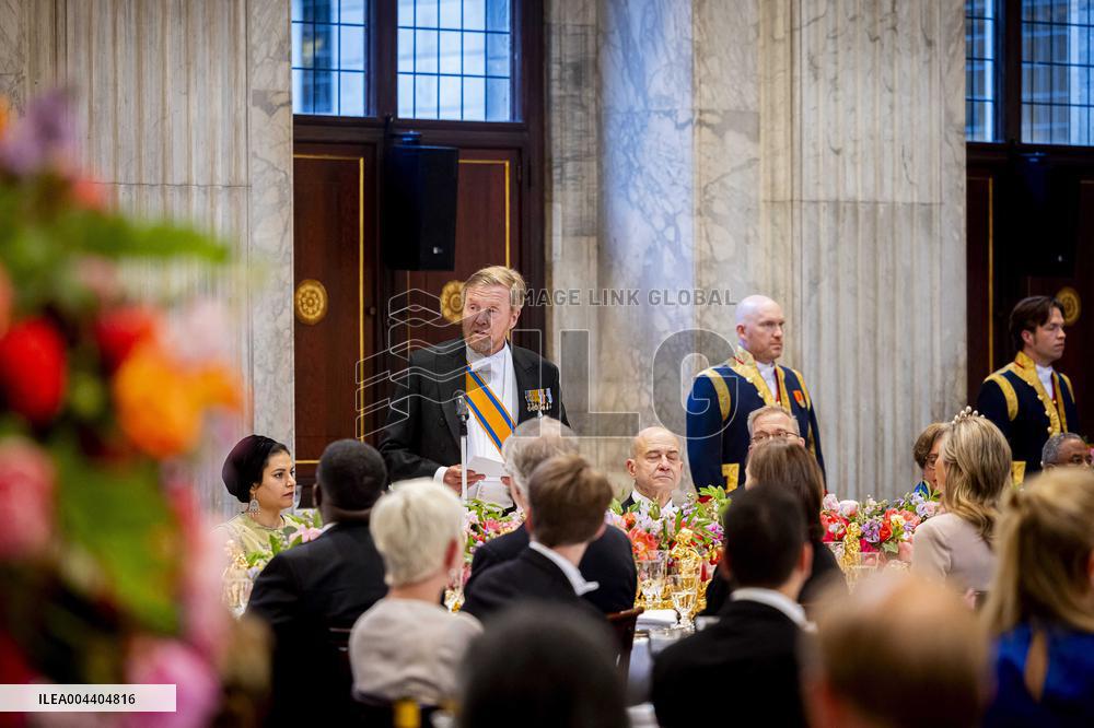 Royal Dinner for Diplomatic Corps in Amsterdam