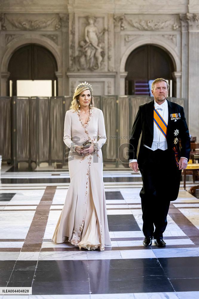 Royal Dinner for Diplomatic Corps in Amsterdam