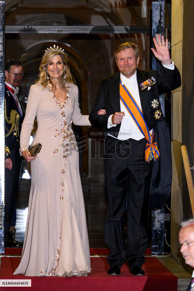 Royal Dinner for Diplomatic Corps in Amsterdam