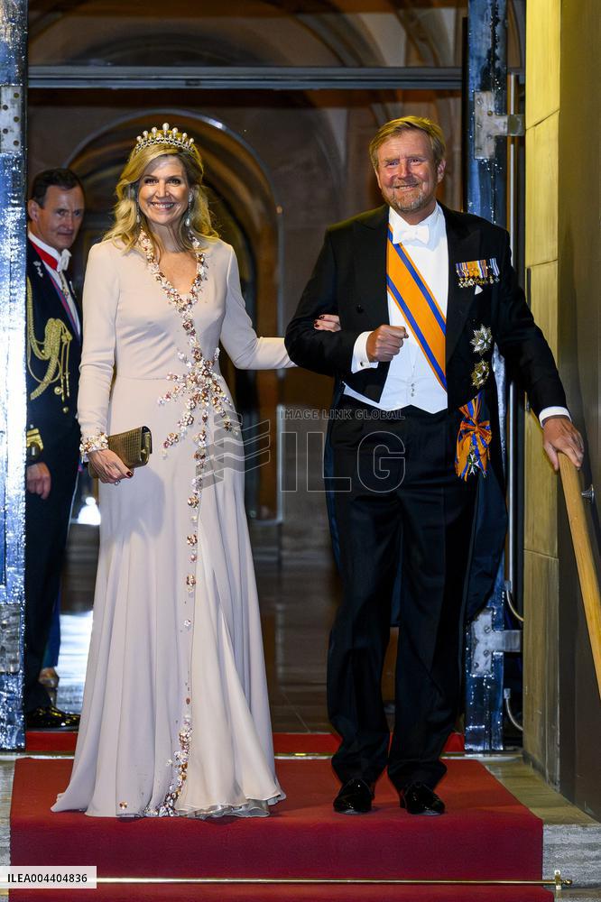 Royal Dinner for Diplomatic Corps in Amsterdam