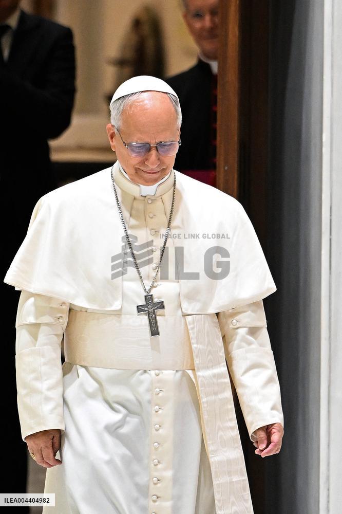 Pope Leo XIV Addresses Media in Vatican