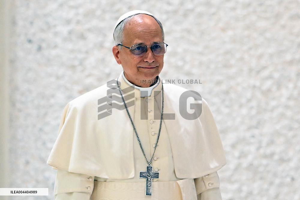 Pope Leo XIV Addresses Media in Vatican