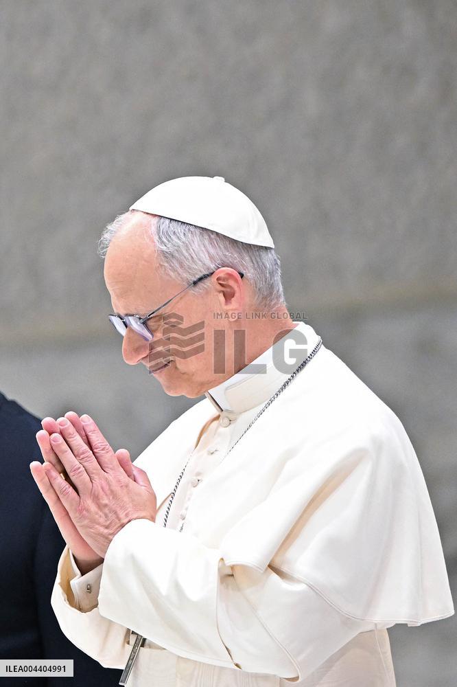 Pope Leo XIV Addresses Media in Vatican