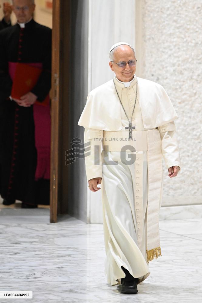 Pope Leo XIV Addresses Media in Vatican