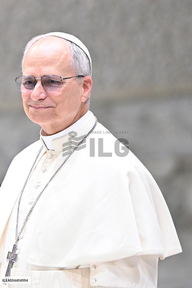 Pope Leo XIV Addresses Media in Vatican