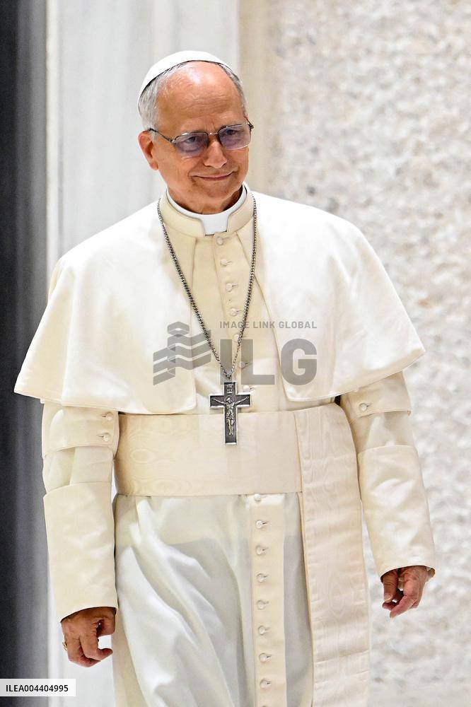 Pope Leo XIV Addresses Media in Vatican