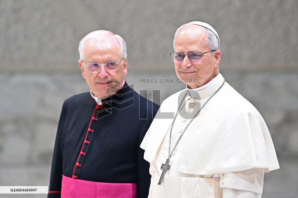 Pope Leo XIV Addresses Media in Vatican