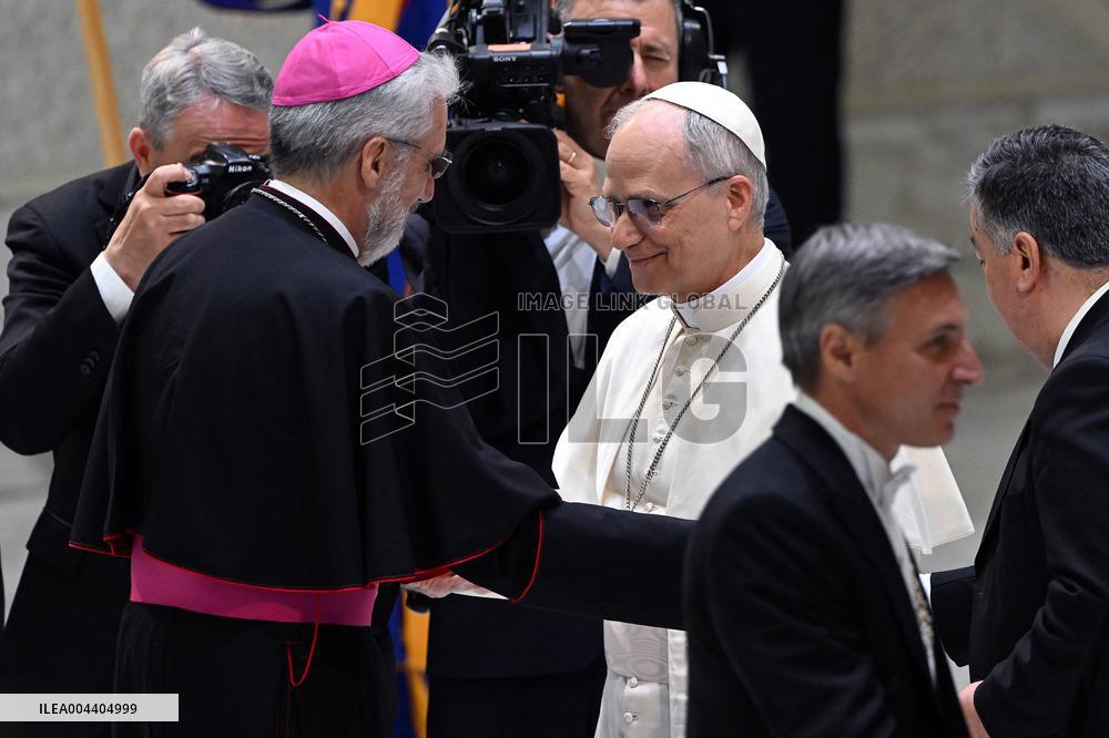 Pope Leo XIV Addresses Media in Vatican