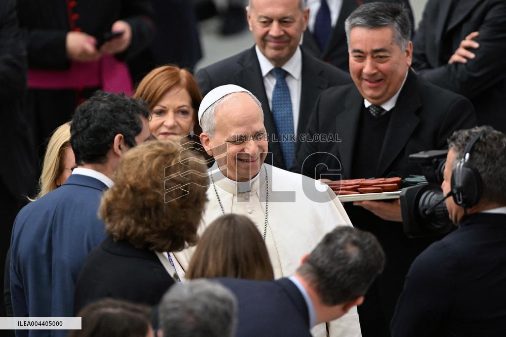 Pope Leo XIV Addresses Media in Vatican