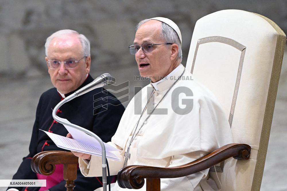 Pope Leo XIV Addresses Media in Vatican