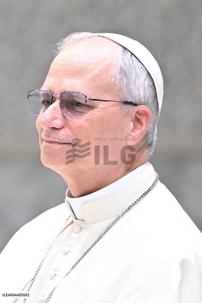 Pope Leo XIV Addresses Media in Vatican