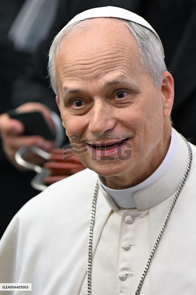 Pope Leo XIV Addresses Media in Vatican