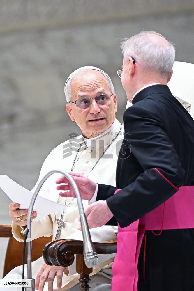 Pope Leo XIV Addresses Media in Vatican