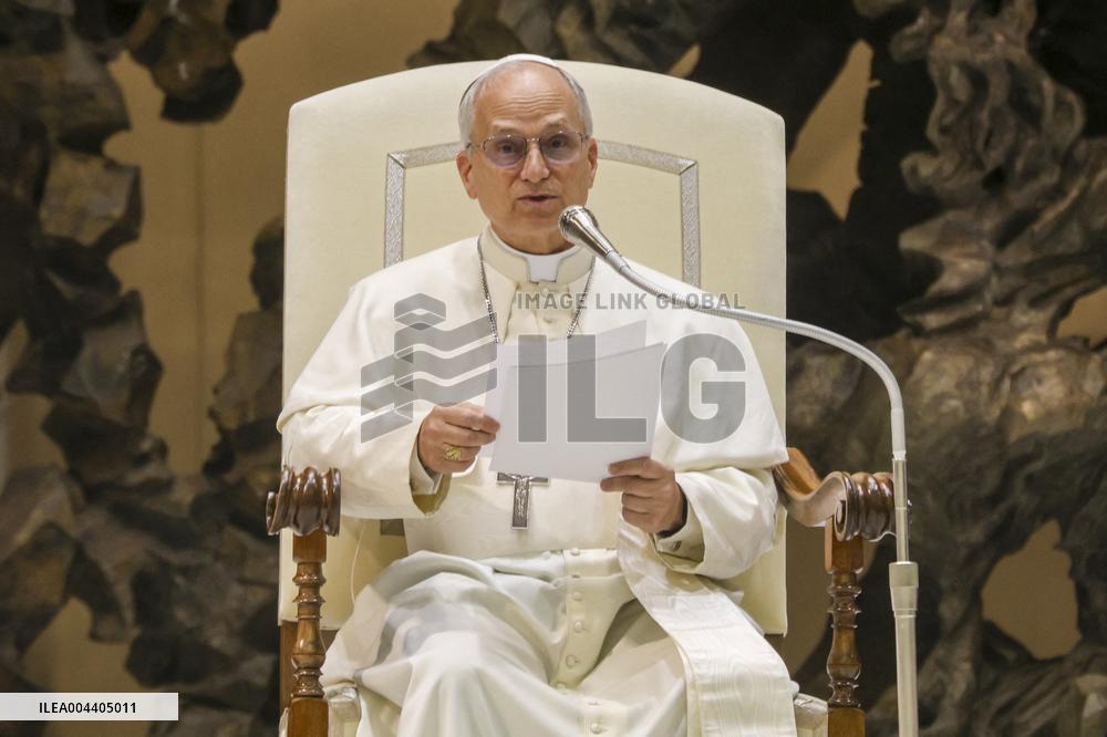 Pope Leo XIV Addresses Media in Vatican