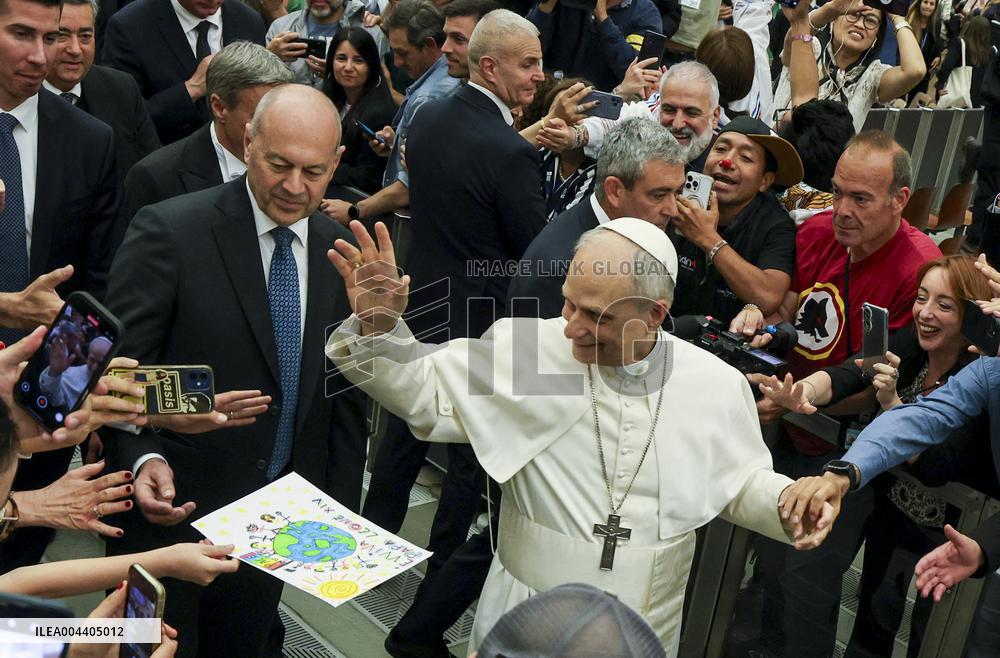 Pope Leo XIV Addresses Media in Vatican