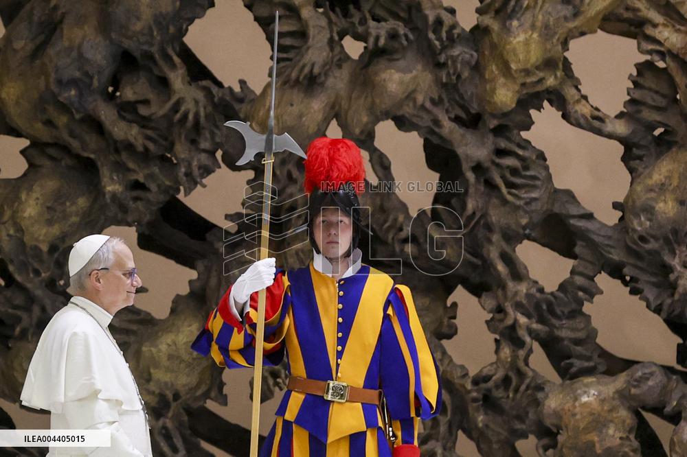 Pope Leo XIV Addresses Media in Vatican