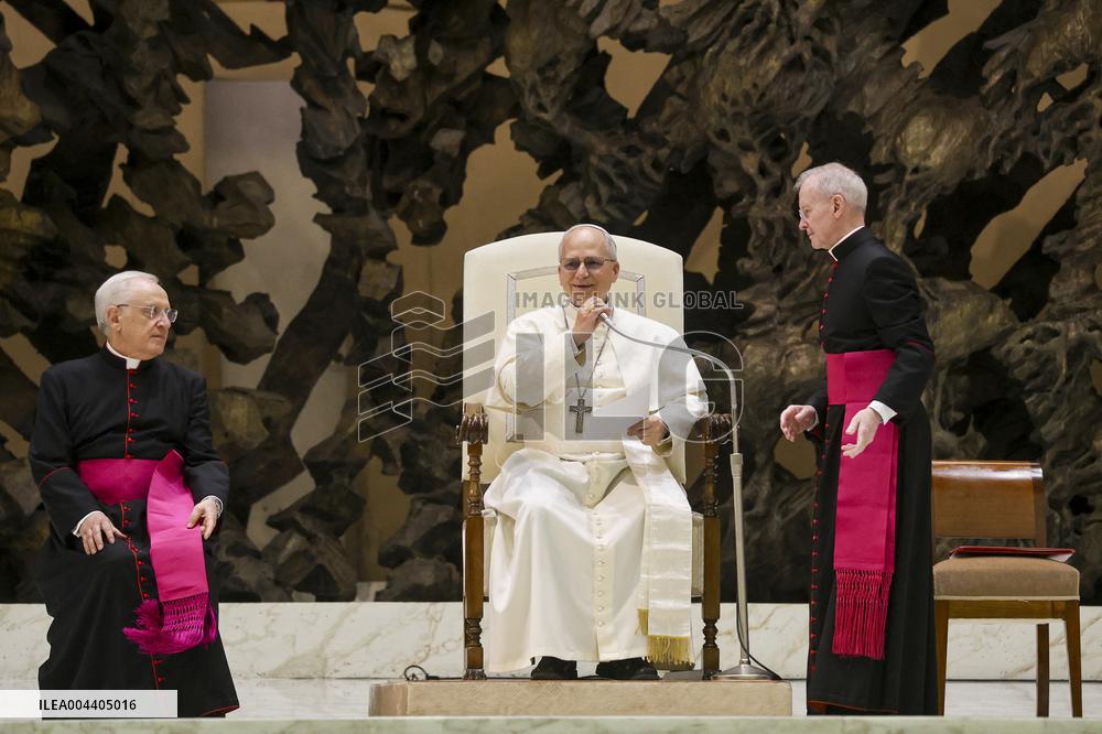 Pope Leo XIV Addresses Media in Vatican